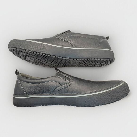 Tredsafe Unisex Slip-Resistant Leather Shoes Black Men’s Size 11 Women’s Size 12 - Picture 8 of 10